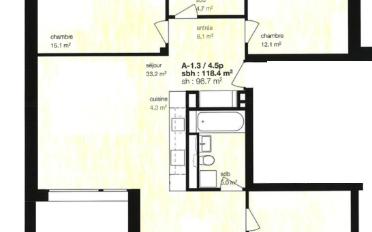 Apartment 4.5 rooms - image - 1