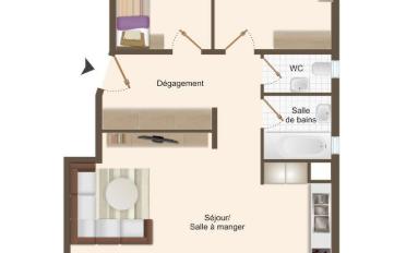 Apartment 3.5 rooms - image - 10