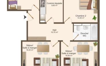 Apartment 4 rooms - image - 7