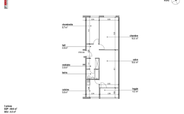 Apartment 3 rooms - image - 2