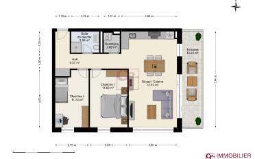 Apartment 3.5 rooms - image - 13