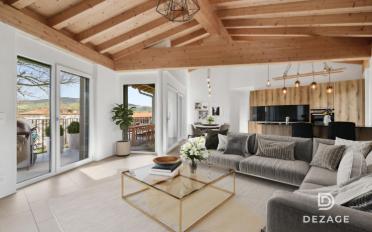 Attique 3.5 pièces - image - 2