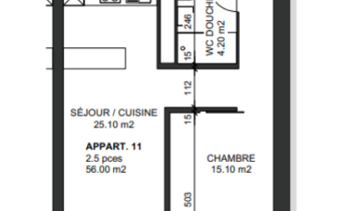 Apartment 2.5 rooms - image - 6