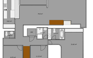 Attic flat 5 rooms - image - 10