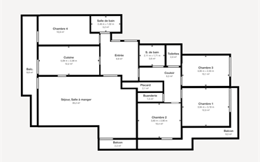 Appartement meublé 6 pièces - image - 16