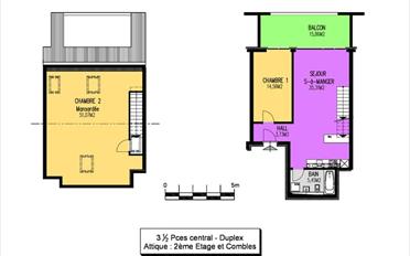 Duplex 3.5 rooms - image - 7
