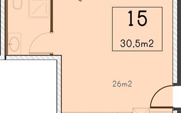 Studio 1 room - image - 7