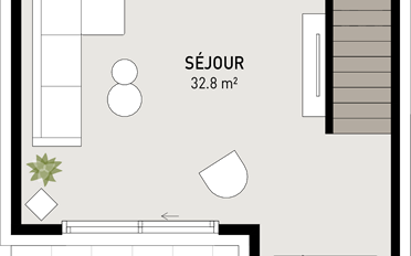 Maison contiguë 5.5 pièces - image - 11