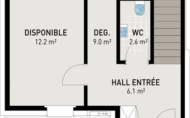 Maison contiguë 5.5 pièces - image - 14