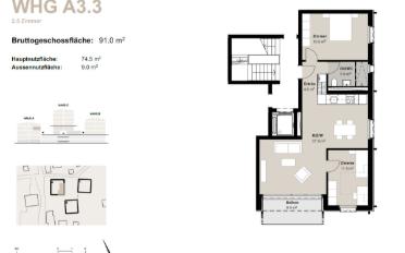 Appartement 3.5 pièces - image - 11