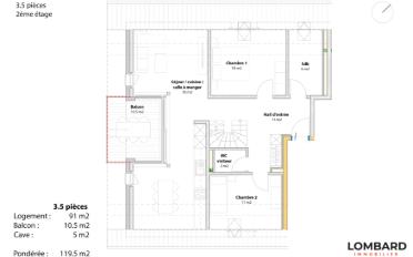 Wohnung 3.5 Zimmer - image - 7