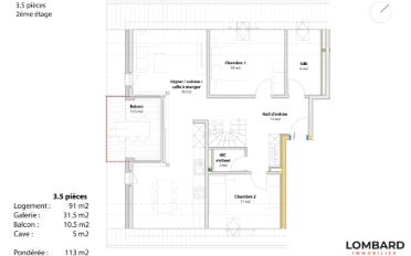 Wohnung 3.5 Zimmer - image - 12