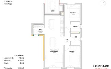 Apartment 3.5 rooms - image - 12