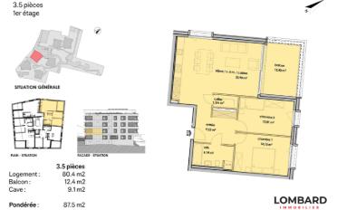 Wohnung 3.5 Zimmer - image - 6