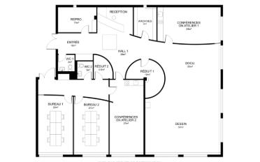 Büro 6 Zimmer - image - 5