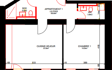 Apartment 2.5 rooms - image - 9