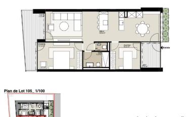 Apartment 3 rooms - image - 2