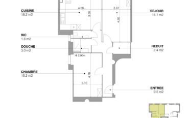 Apartment 3 rooms - image - 1