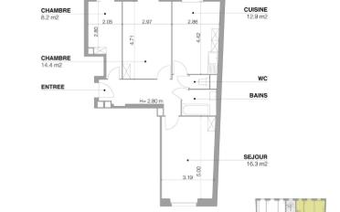 Apartment 4 rooms - image - 4
