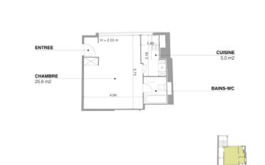 Appartement 1.5 pièces - image - 4
