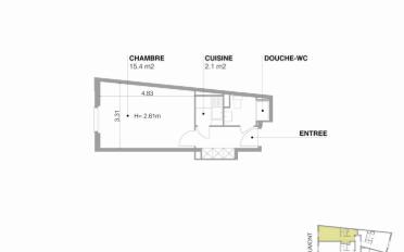 Studio 1.5 rooms - image - 6