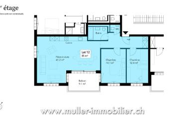 Wohnung 3.5 Zimmer - image - 5