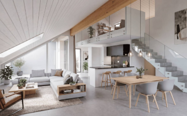 Attic flat 3.5 rooms - image - 1