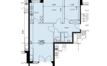 Apartment 3.5 rooms - image - 9