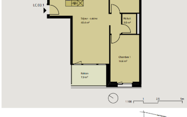 Apartment 3.5 rooms - image - 2