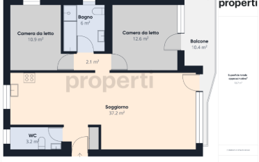 Apartment 3.5 rooms - image - 12