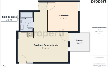 Apartment 2.5 rooms - image - 7