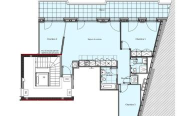 Attic flat 5 rooms - image - 2