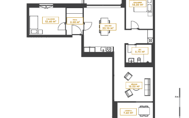 Wohnung 3.5 Zimmer - image - 11