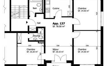Apartment 4 rooms - image - 11
