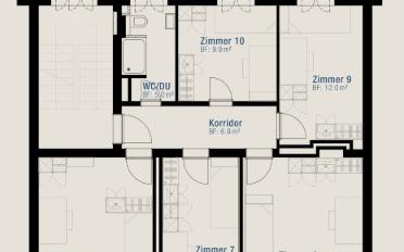 Möbl. Wohnobj. ein Zimmer - image - 7