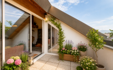 Attic flat 6 rooms - image - 2