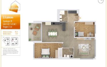 Apartment 3.5 rooms - image - 11