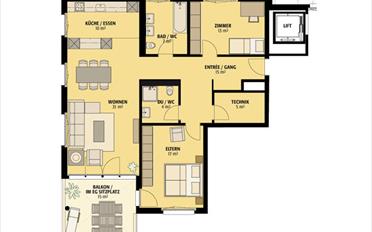 Wohnung 3.5 Zimmer - image - 11