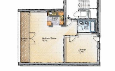 Wohnung 2.5 Zimmer - image - 7