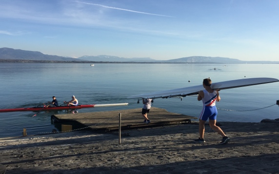 Une fin de journée sur le lac